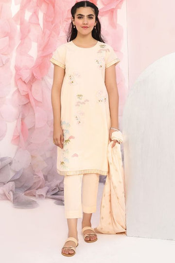 MAK-FC-A-003-21 Cream AlKaram MAK Collection 2021